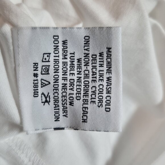 Born Fly Men's Fly 'N Free White Graphic Print T-Shirt Size XL (45) - Picture 5 of 10